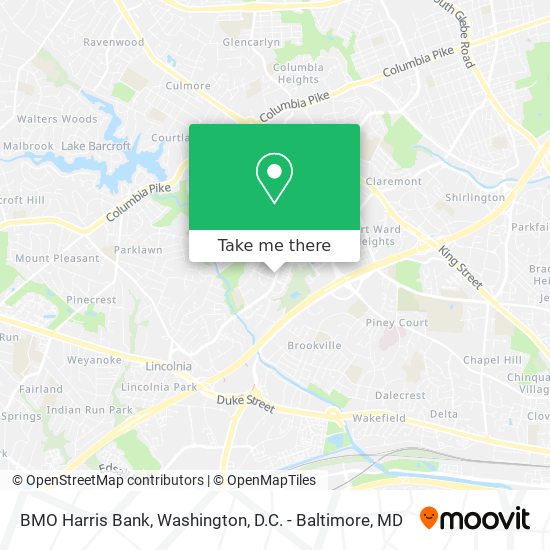 BMO Harris Bank map