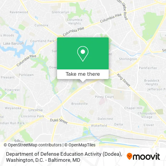Department of Defense Education Activity (Dodea) map