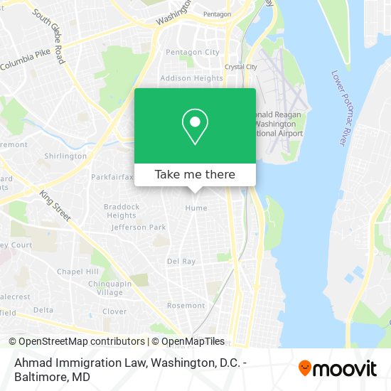 Ahmad Immigration Law map