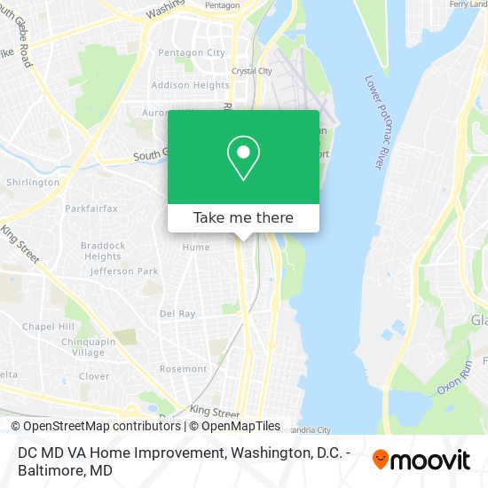 DC MD VA Home Improvement map