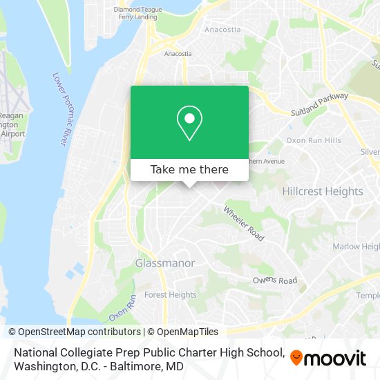 Mapa de National Collegiate Prep Public Charter High School