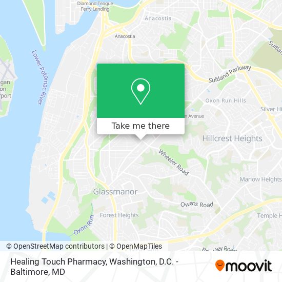 Mapa de Healing Touch Pharmacy