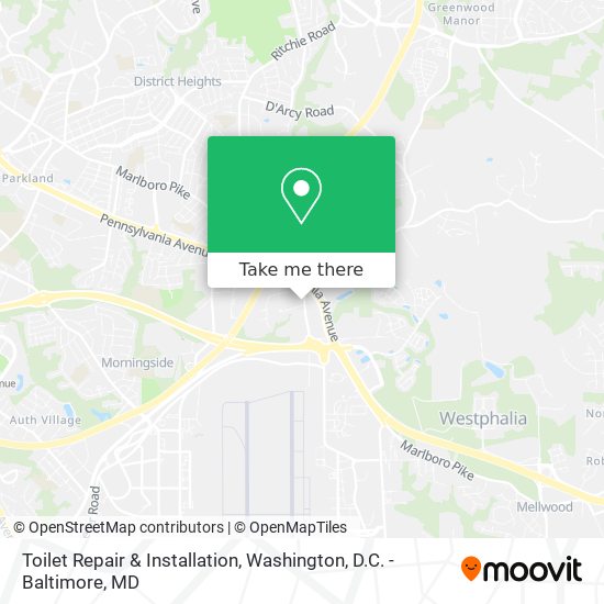 Toilet Repair & Installation map