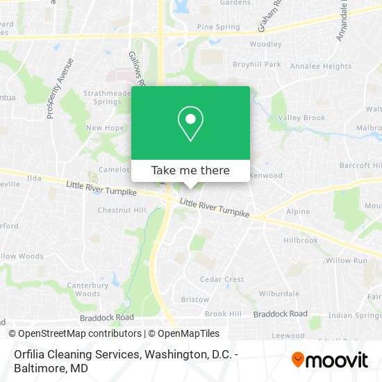 Orfilia Cleaning Services map