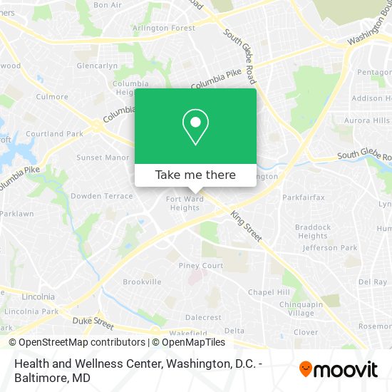 Mapa de Health and Wellness Center
