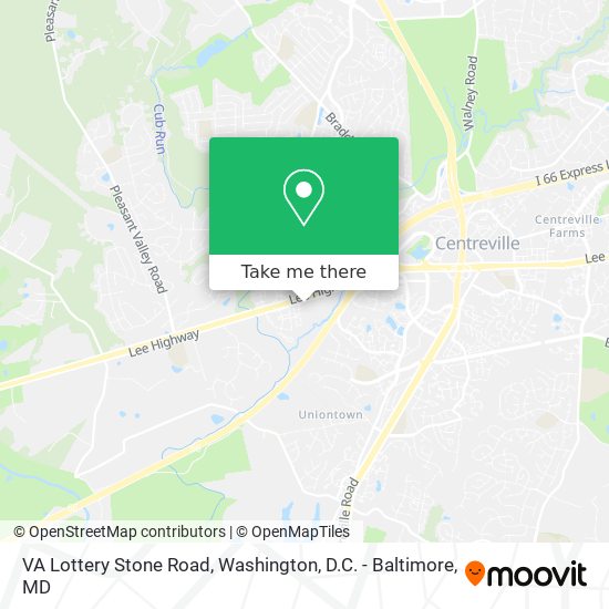 VA Lottery Stone Road map