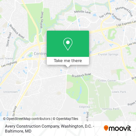 Mapa de Avery Construction Company