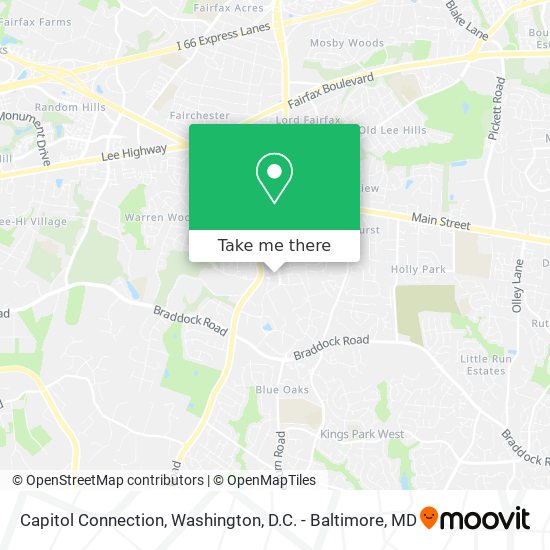 Capitol Connection map