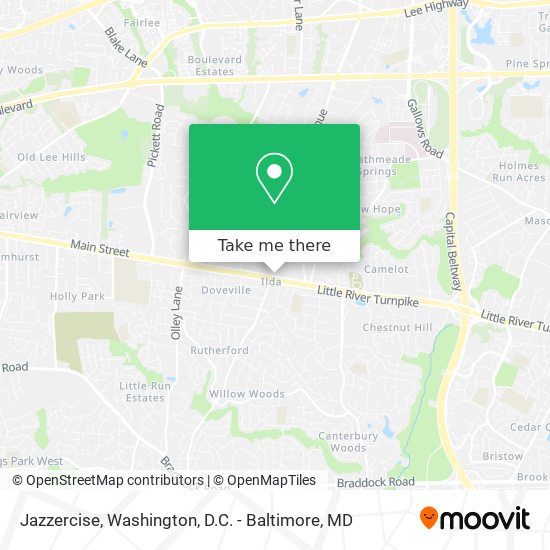 Jazzercise map