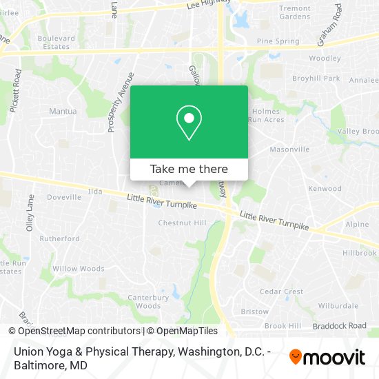Union Yoga & Physical Therapy map