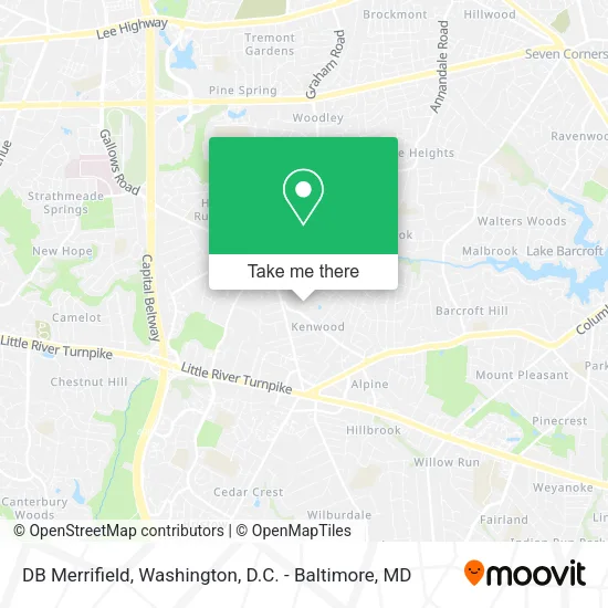 Mapa de DB Merrifield