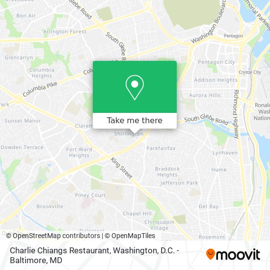 Charlie Chiangs Restaurant map