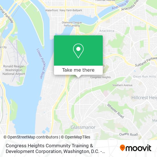 Congress Heights Community Training & Development Corporation map