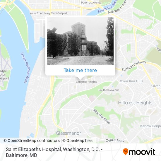 Saint Elizabeths Hospital map