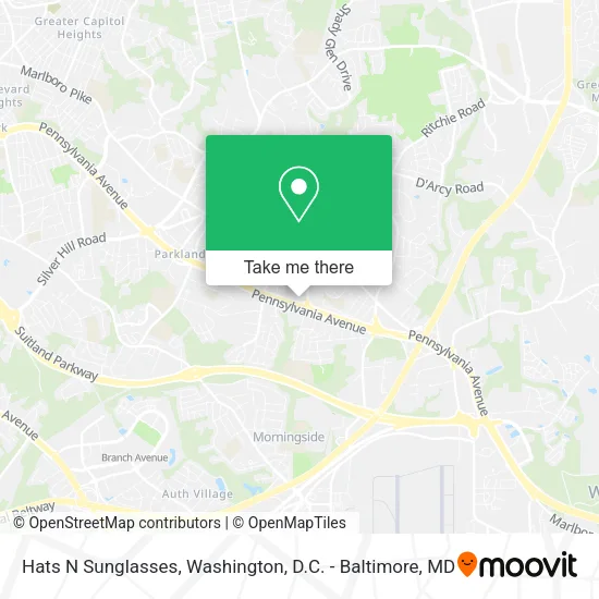 Hats N Sunglasses map
