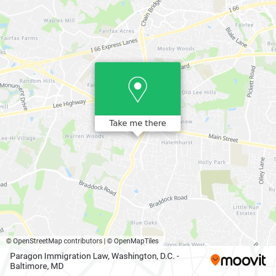 Mapa de Paragon Immigration Law