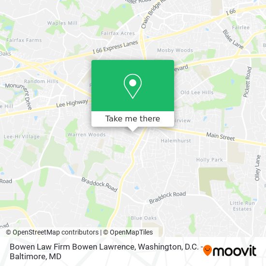 Mapa de Bowen Law Firm Bowen Lawrence
