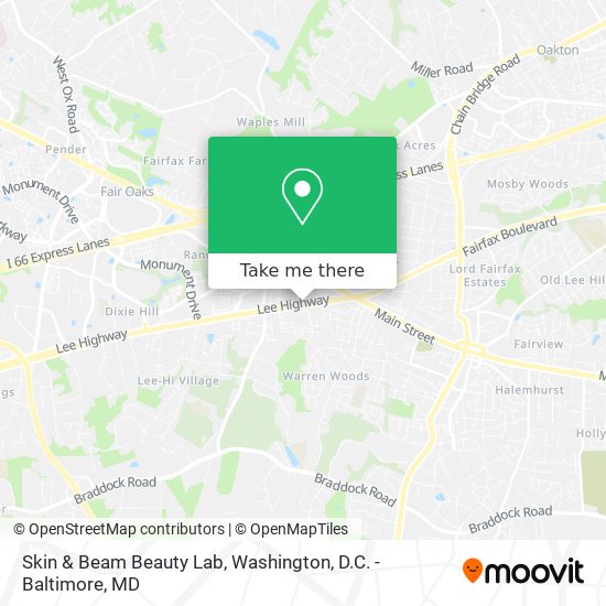 Skin & Beam Beauty Lab map