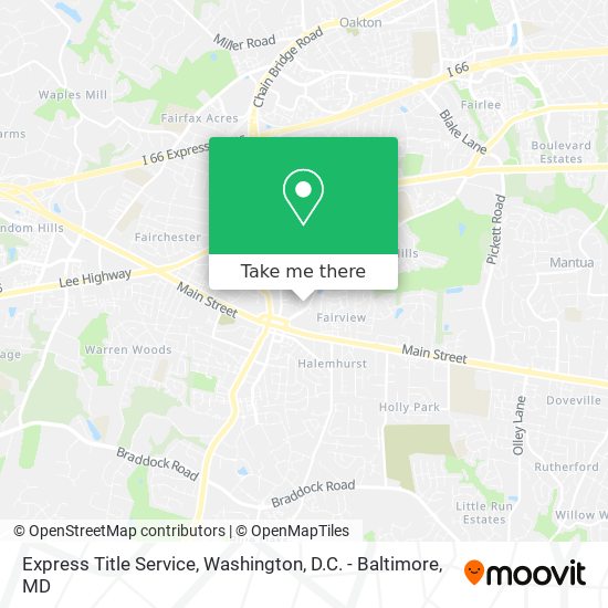 Mapa de Express Title Service