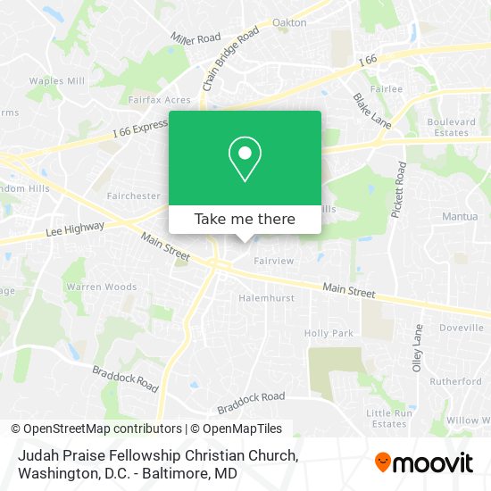 Mapa de Judah Praise Fellowship Christian Church