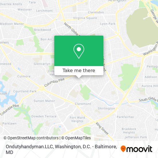 Ondutyhandyman.LLC map