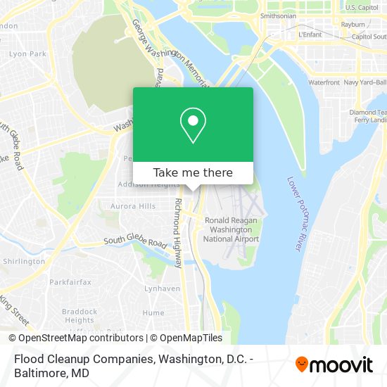 Flood Cleanup Companies map