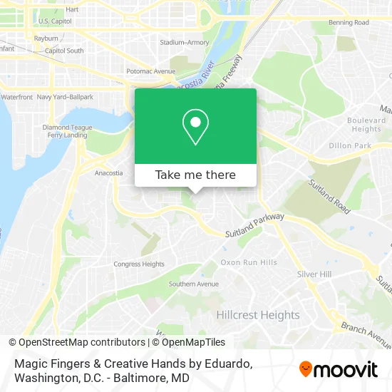 Magic Fingers & Creative Hands by Eduardo map