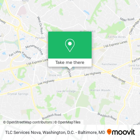 TLC Services Nova map