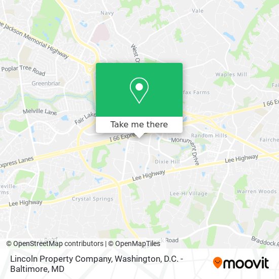 Lincoln Property Company map