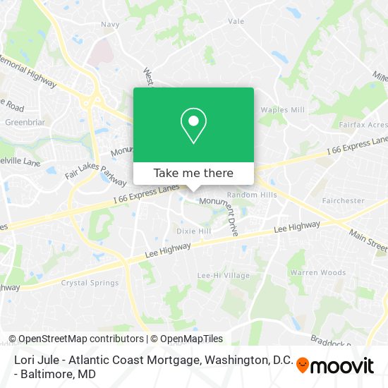 Lori Jule - Atlantic Coast Mortgage map