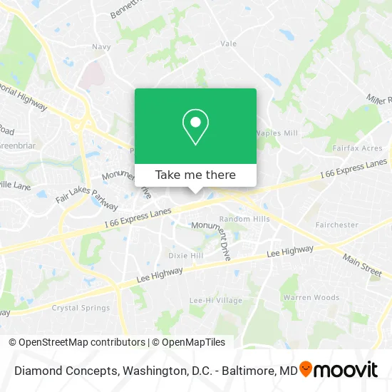 Diamond Concepts map