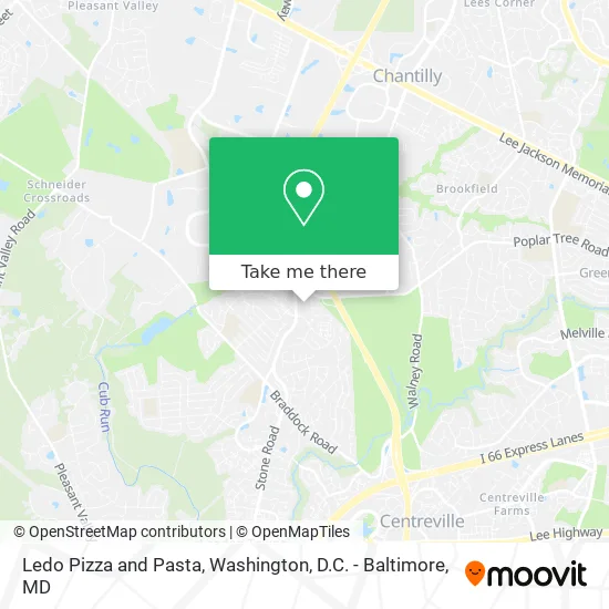 Ledo Pizza and Pasta map