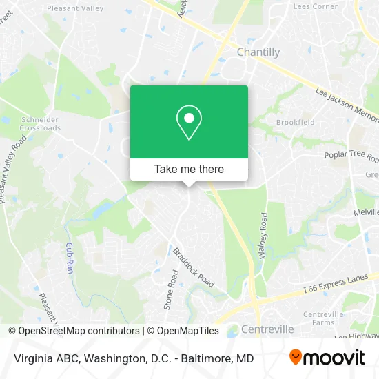 Virginia ABC map