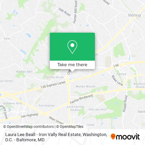 Mapa de Laura Lee Beall - Iron Vally Real Estate