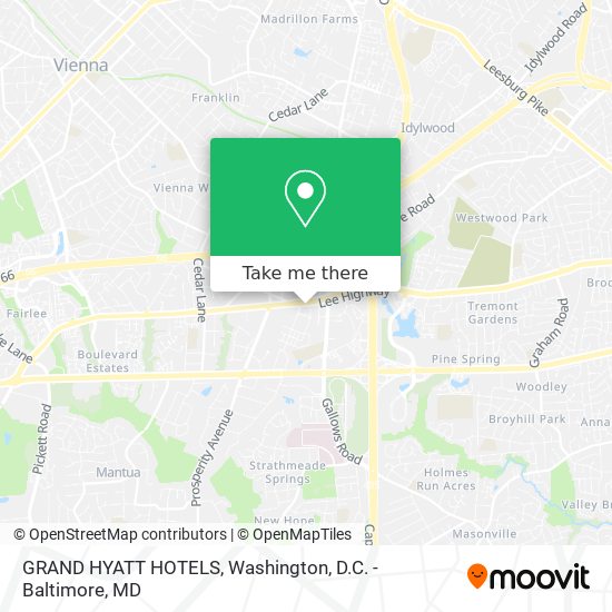 GRAND HYATT HOTELS map