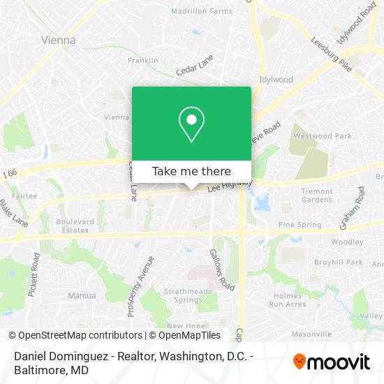 Daniel Dominguez - Realtor map