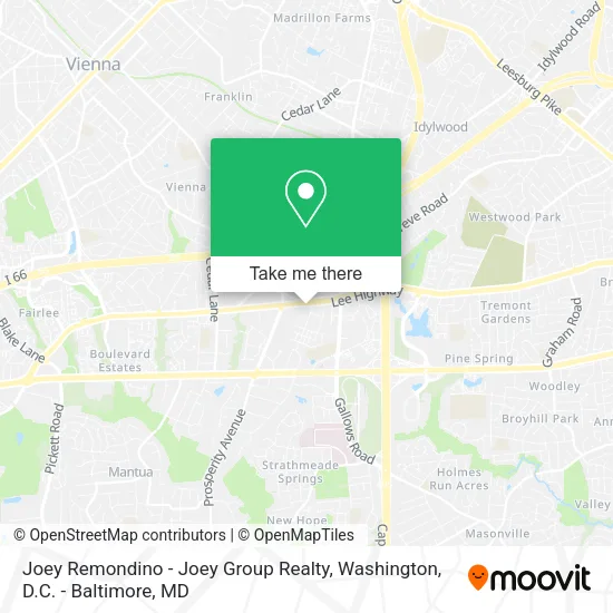 Mapa de Joey Remondino - Joey Group Realty