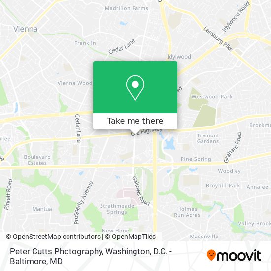 Peter Cutts Photography map