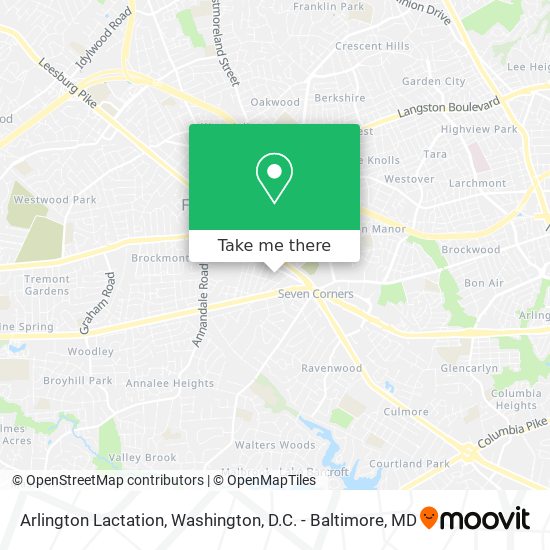 Mapa de Arlington Lactation