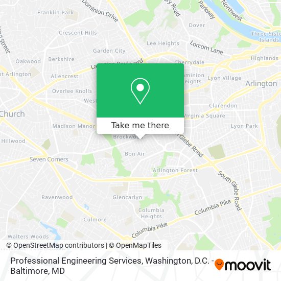 Mapa de Professional Engineering Services