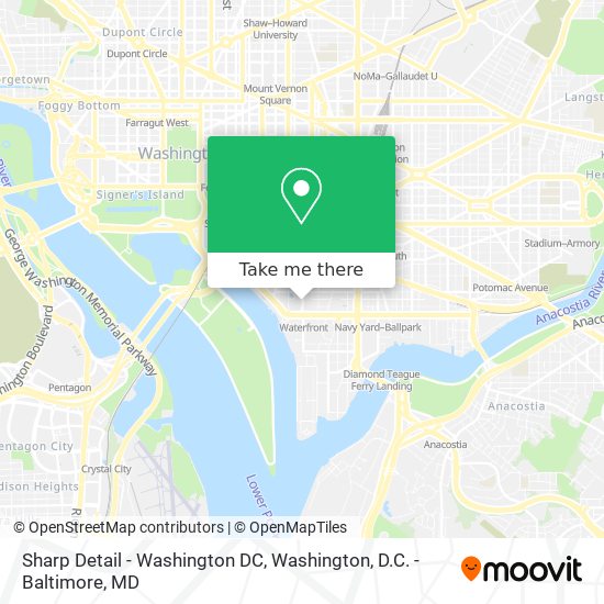 Sharp Detail - Washington DC map