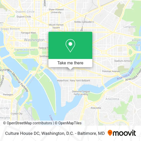 Culture House DC map