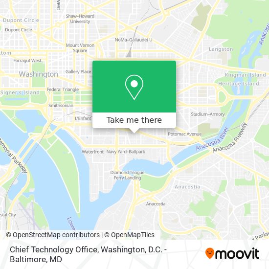 Chief Technology Office map