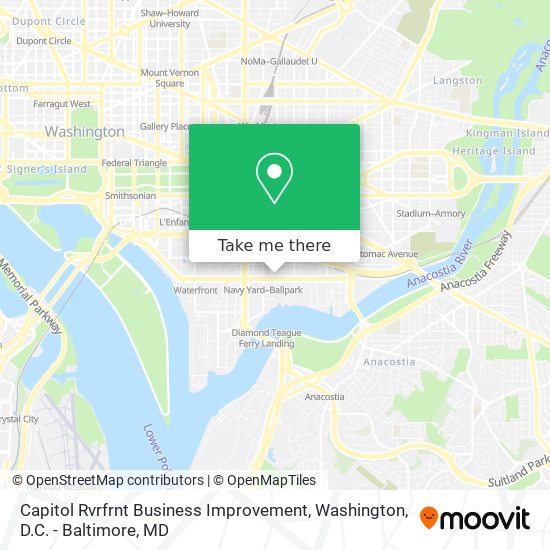 Capitol Rvrfrnt Business Improvement map