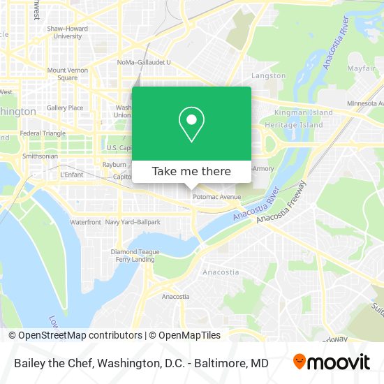 Bailey the Chef map