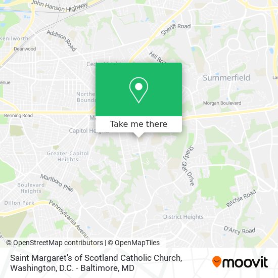 Mapa de Saint Margaret's of Scotland Catholic Church