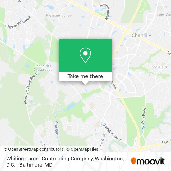 Mapa de Whiting-Turner Contracting Company