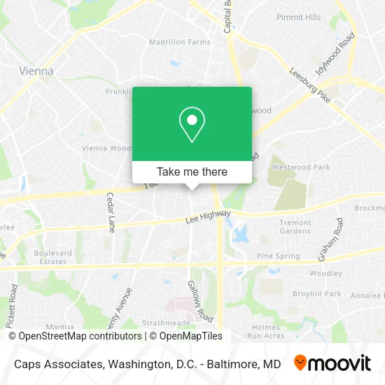 Mapa de Caps Associates