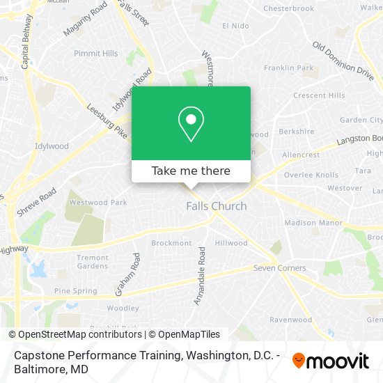 Capstone Performance Training map