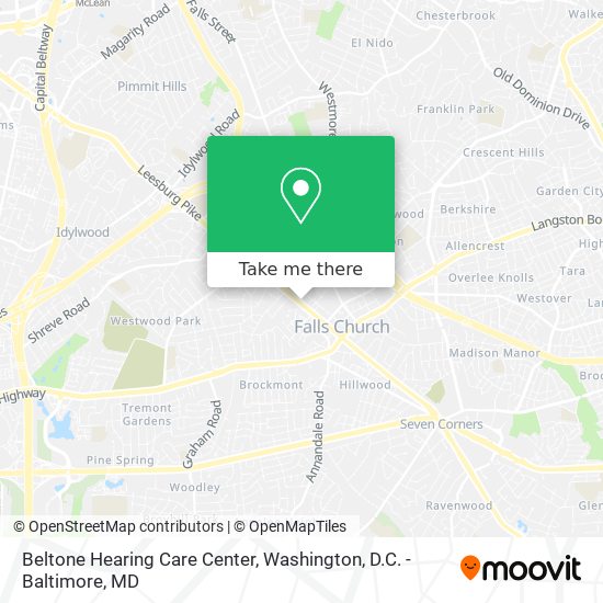 Beltone Hearing Care Center map